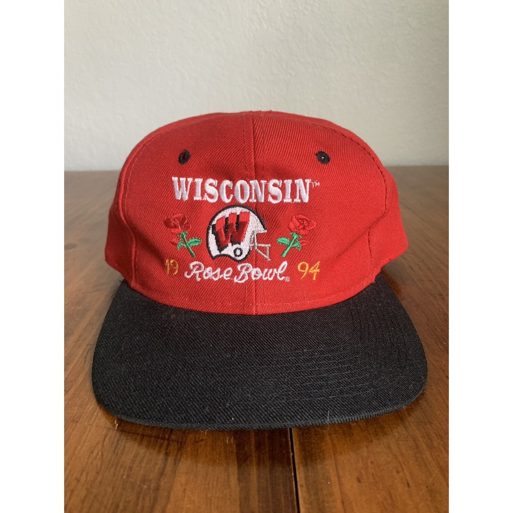 Vintage 1994 Wisconsin Badgers Rose Bowl Youngan NCAA Football SnapBack Hat